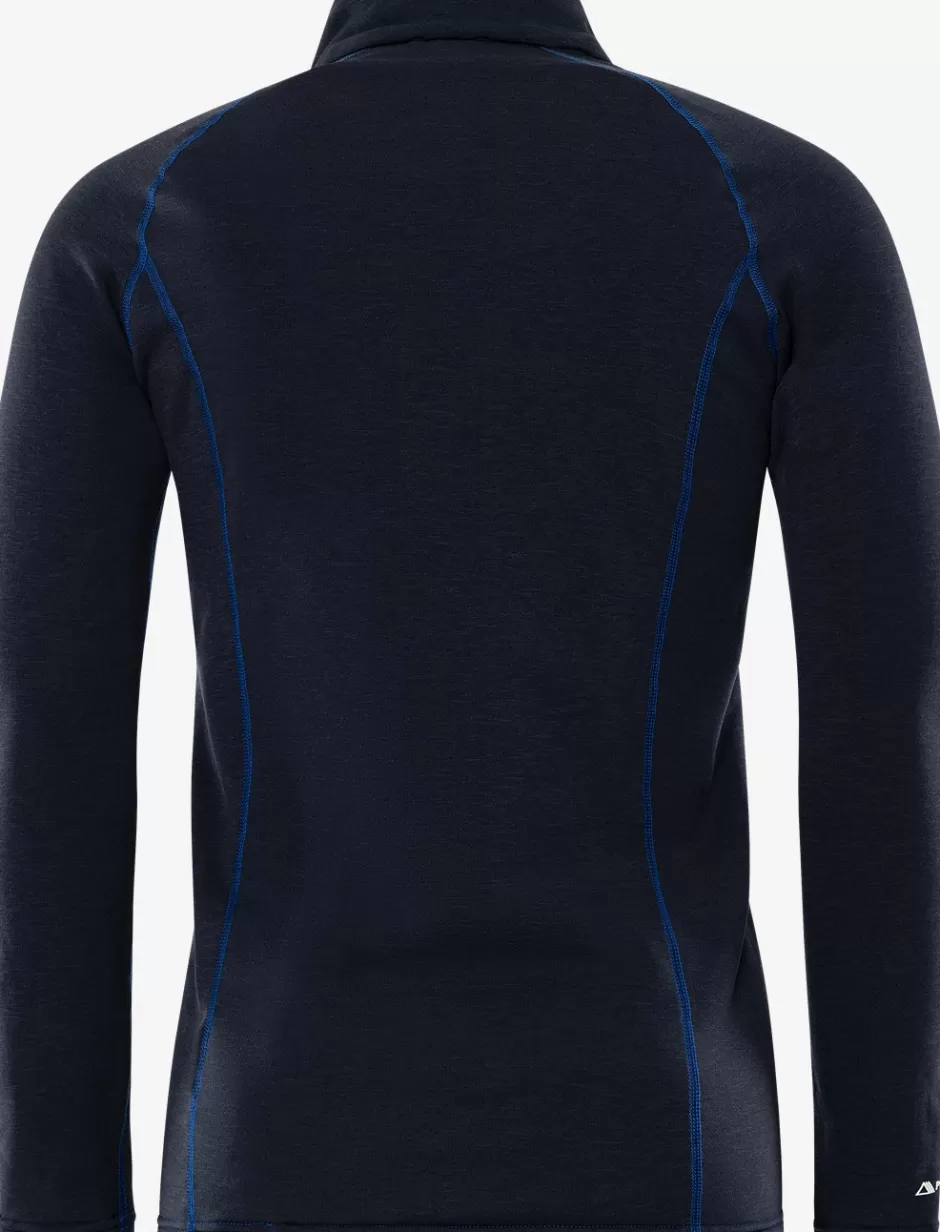 Fristads Polartec® T-shirt Lange Mouwen Met Korte Rits 7078 PT<Heren Basislaag | Basislaag Tops